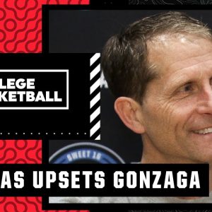Arkansas’ Eric Musselman reacts to upset win vs. Gonzaga | ESPN College Basketball