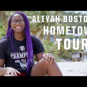 Aliyah Boston's upbringing and decision to leave the Virgin Islands to pursue her basketball career