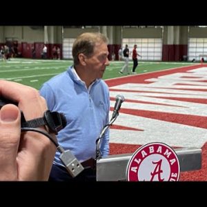â€œWe need to develop young players to step up.â€�- Nick Saban speaks at Alabamaâ€™s Pro Day