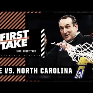 Duke vs. North Carolina: Coach K’s quest for a SIXTH National Championship | First Take