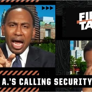 Stephen A. Smith: Iâ€™m calling security to get you removed, Mad Dog!! ðŸ˜‚ | First Take