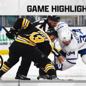 Maple Leafs @ Bruins 3/29 | NHL Highlights 2022