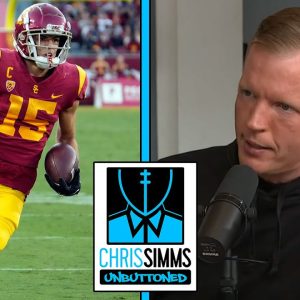 Chris Simms thinks Over 5.5 WRs will be drafted in Round 1 | Chris Simms Unbuttoned | NBC Sports