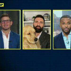 Rob Ninkovich’s dog makes an appearance on Get Up 🐕 | #shorts