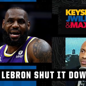 1000% LeBron should shut it down for the rest of the Lakers' season - Jay Williams | KJM