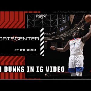 Brian Windhorst reacts to Zion’s dunking video: What does that mean for his status? | SportsCenter