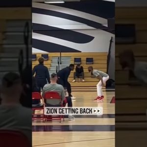 Zion looking DANGEROUS in practice 😳