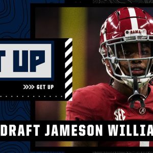 Why the Chiefs could trade up to draft Alabama WR Jameson Williams to replace Tyreek Hill | Get Up