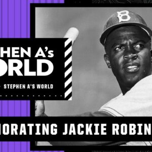 Stephen A. commemorates Jackie Robinson on 75th anniversary ⚾️ ♥️ | Stephen A's World