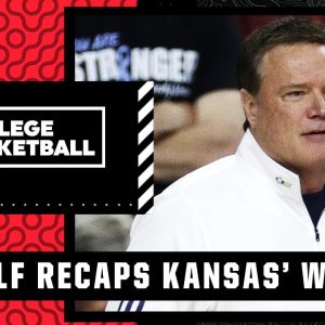 Bill Self recaps Kansas’ win vs. Villanova at 2022 Final Four | ESPN College Basketball