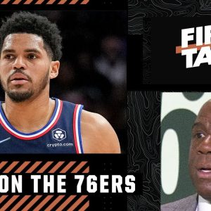 If Tobias Harris doesn't perform on offense there is some concern - Magic Johnson | First Take