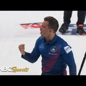 U.S. men hold off Scotland, punch ticket to World Curling Championship semis | NBC Sports