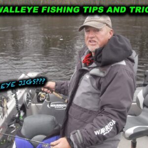 How to Drag Jigs for Walleyes (Wolf River) (Walleye fishing tip)