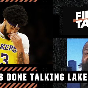 Kendrick Perkins is DONE talking Lakers â�— | First Take