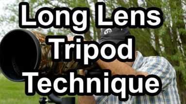 Long Lens Tripod Technique 6 Long Lens Tripod Technique