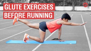 Glute Exercises Before Running | 4 Movements to Activate Your Glute Muscles | Running Warm-up