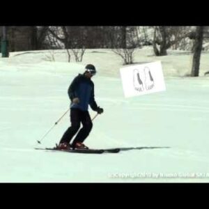 Ski Lesson Video for basic parallel turns from Niseko