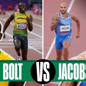 Usain Bolt 🆚 Marcell Jacobs  - 100m | Head-to-head