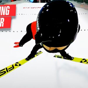 V for Victory at Ski Jumping | #Beijing2022 360Â° VR