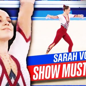 Sarah Voss performs to “The Show Must Go On” by Queen! 🤸‍♀️