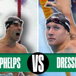 Michael Phelps ðŸ†š Caeleb Dressel - 100m Butterfly | Head-to-head