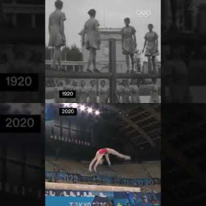The balance beam 100 years apart #tbt Antwerp 1920 - Tokyo 2020