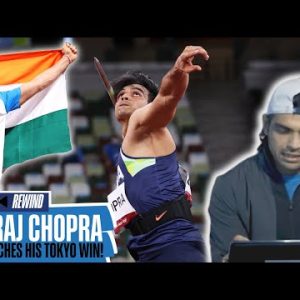 Neeraj Chopra reacts to his Tokyo 2020 gold medal performance! | Olympic ⏮ Rewind