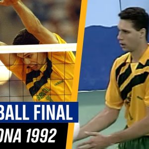 Brazil 🇧🇷 vs Netherlands 🇳🇱 | FULL men's volleyball final at Barcelona 1992