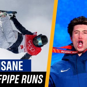 10 INSANE ski halfpipe runs! ⛷