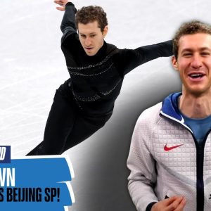 Jason Brown reacts to his Beijing 2022 short program! ⛸ | Olympic ⏮ Rewind