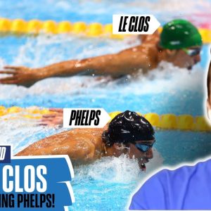 Chad Le Clos reacts to beating Michael Phelps! | Olympic Rewind