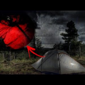 camping GONE WRONG - heavy THUNDERSTORMS ruined our nightâ€¦