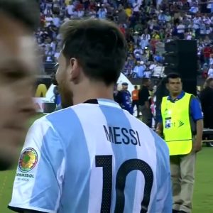 Lionel Messi emotional after heartbreaking loss in Copa America final | FOX SOCCER