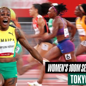 Womenâ€™s 100m Semi Finals from Tokyo 2020! ðŸ�ƒâ€�â™€ï¸�
