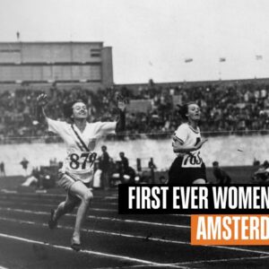 The first EVER women's 100m final!