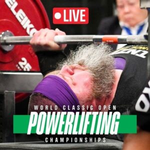 🔴 LIVE Powerlifting World Classic Open Championships | Men's 83kg Group B