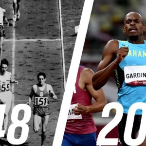 Olympic running icons! 🏃🏽‍♂️ Arthur Wint vs Steven Gardiner | Then & now | Men 400m