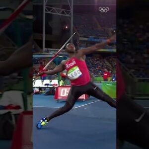 Julius Yego's medal winning throw! 🇰🇪 #shorts