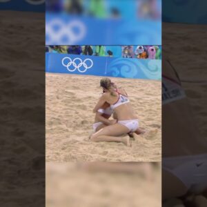 USA's GOLDEN day in Beach Volleyball! ðŸ‡ºðŸ‡¸ #shorts