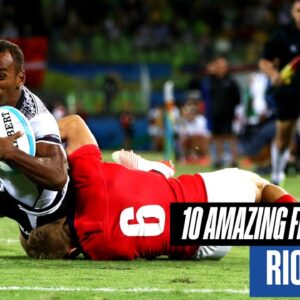FLYING FIJIANS ðŸ‡«ðŸ‡¯ 10 AMAZING Fiji tries from Rio 2016!