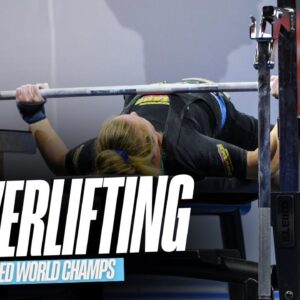 🔴  LIVE World Open Equipped Powerlifting Championships | Women 63kg A-Group & Men 93kg A-Group