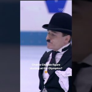 Charlie Chaplin on Ice! #shorts