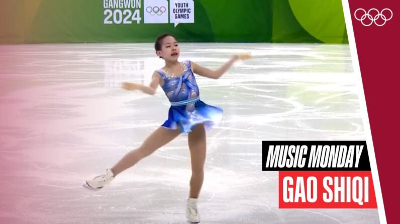 14-year-old Chinese Sensation ðŸ¤© Gao Shiqi's Figure Skating Performance at #Gangwon2024 â›¸ï¸�