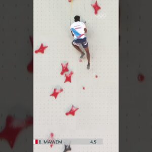 Current men's Olympic record in speed climbing 😮‍💨 Bassa Mawem Tokyo 2020