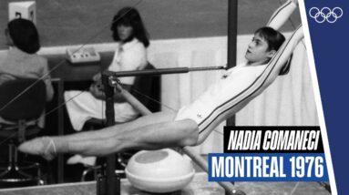 🤸🏻‍♀️🇷🇴 The mesmerizing consistency of Nadia Comaneci on the uneven bars! 🏅